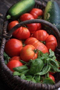 Picture courtesy of Mike Eaton. Vegetables courtesy of Linda Eaton